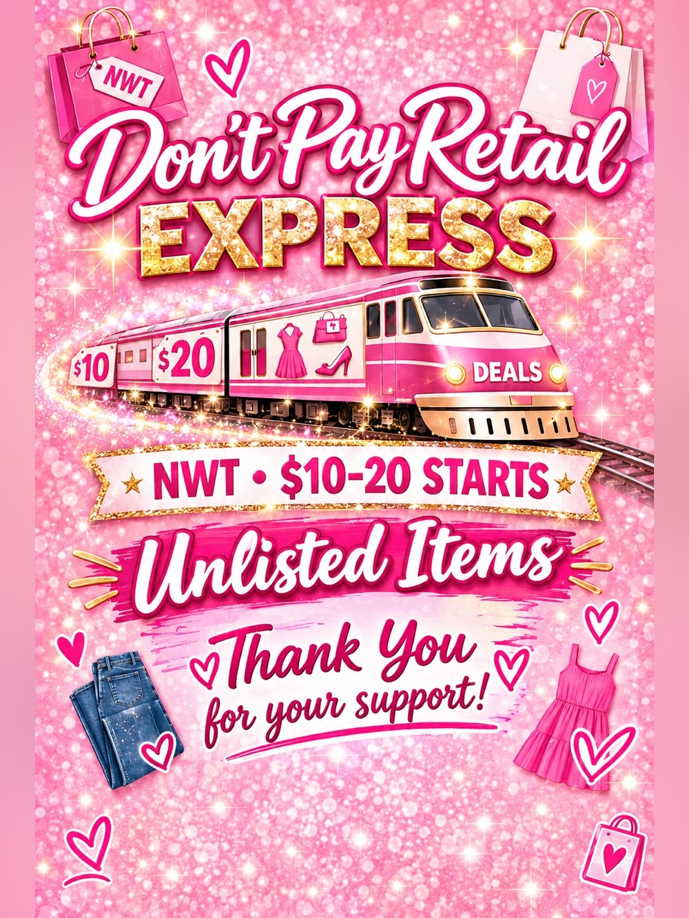 Don't Pay Retail Express Unlisted Item